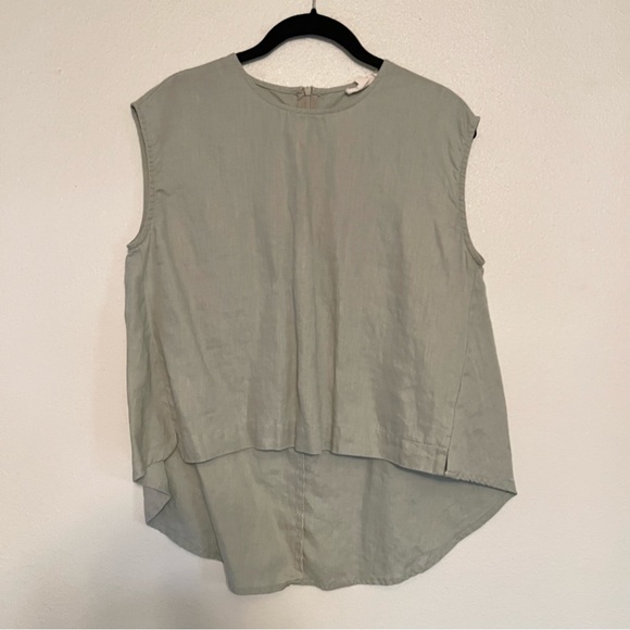 Luxmi Linen Hi-Lo Tank - Picture 1 of 4